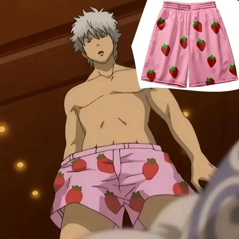 Anime Cosplay Party - Short rose fraise 2025 – Vêtements