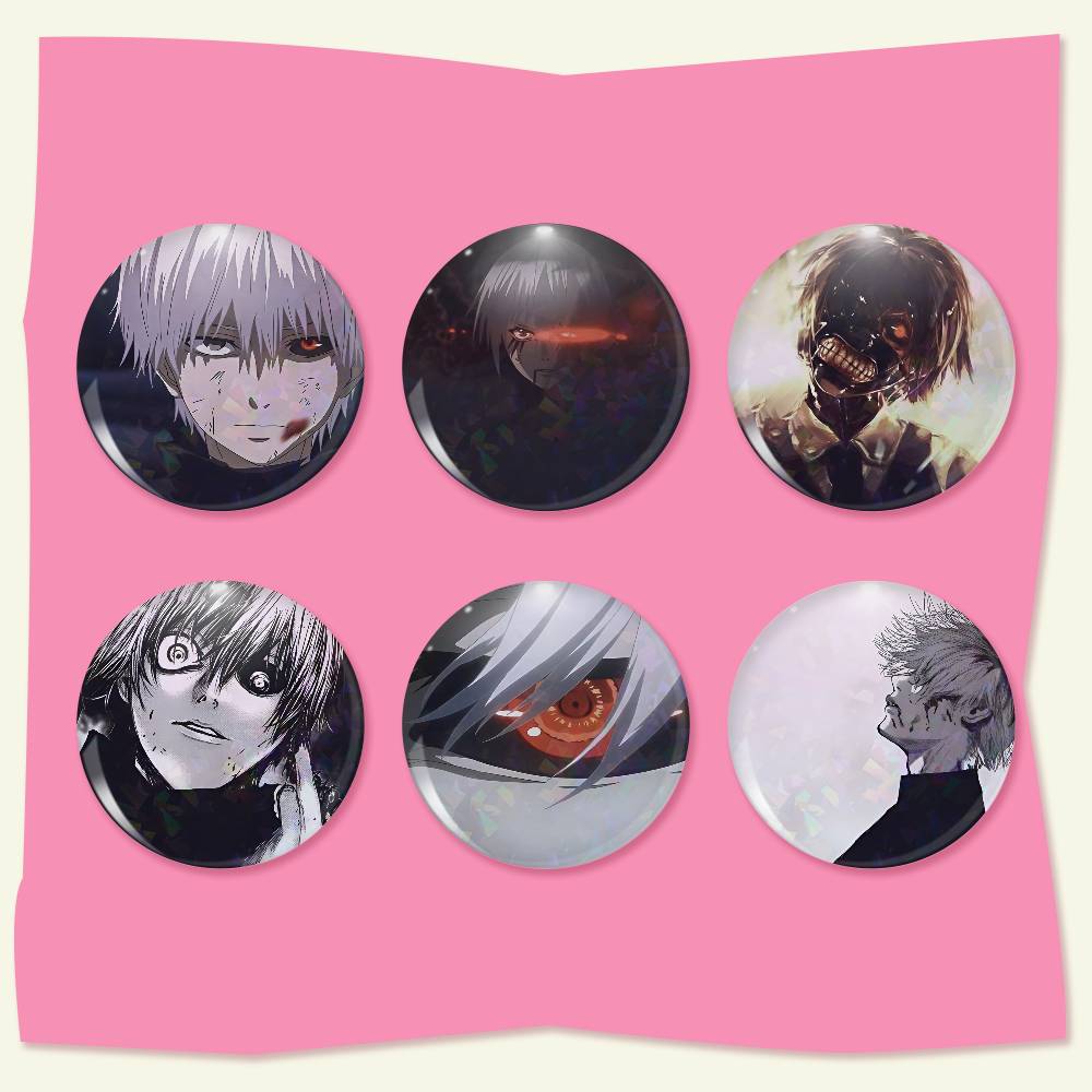 Tokyo Ghoul Mask - Tokyo Ghoul Ken Kaneki Badge sur