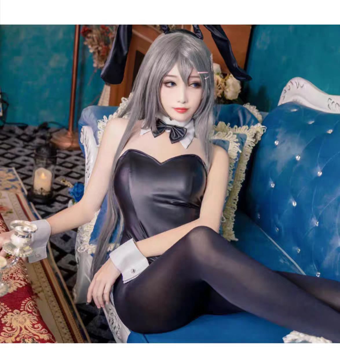 Anime Cosplay Bodysuit - Costume de Cosplay lapin fille Sakurajima