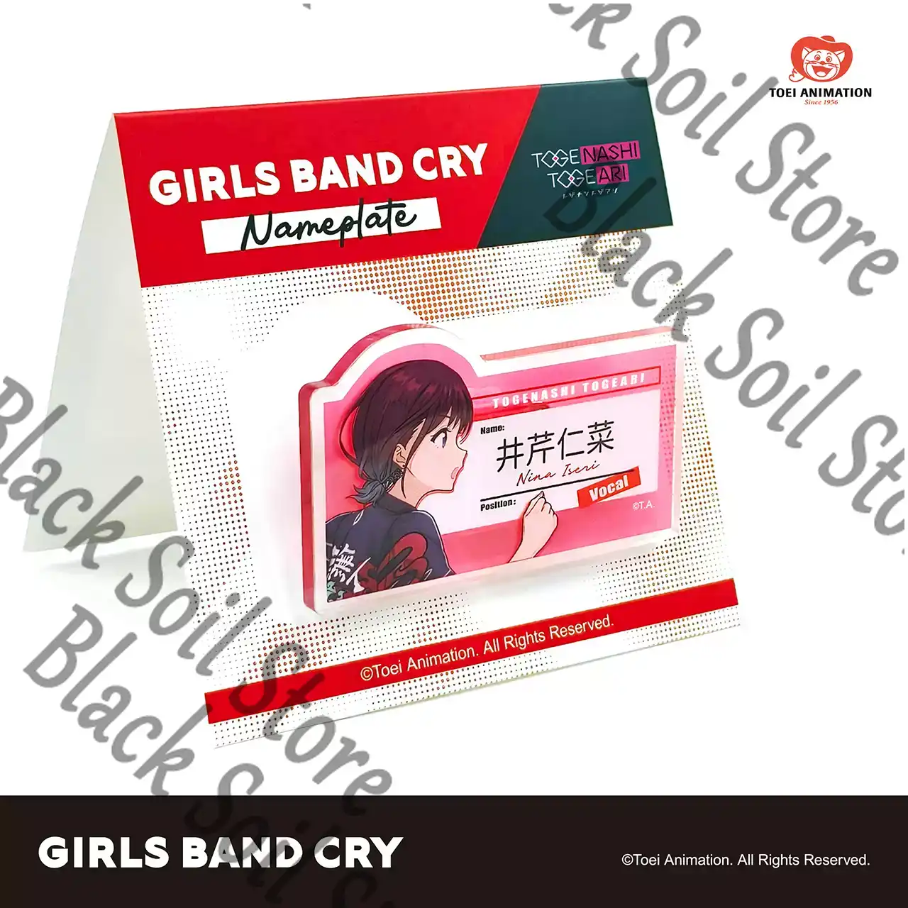 Anime Cosplay Girl Name - Collection de broches en acrylique authentique