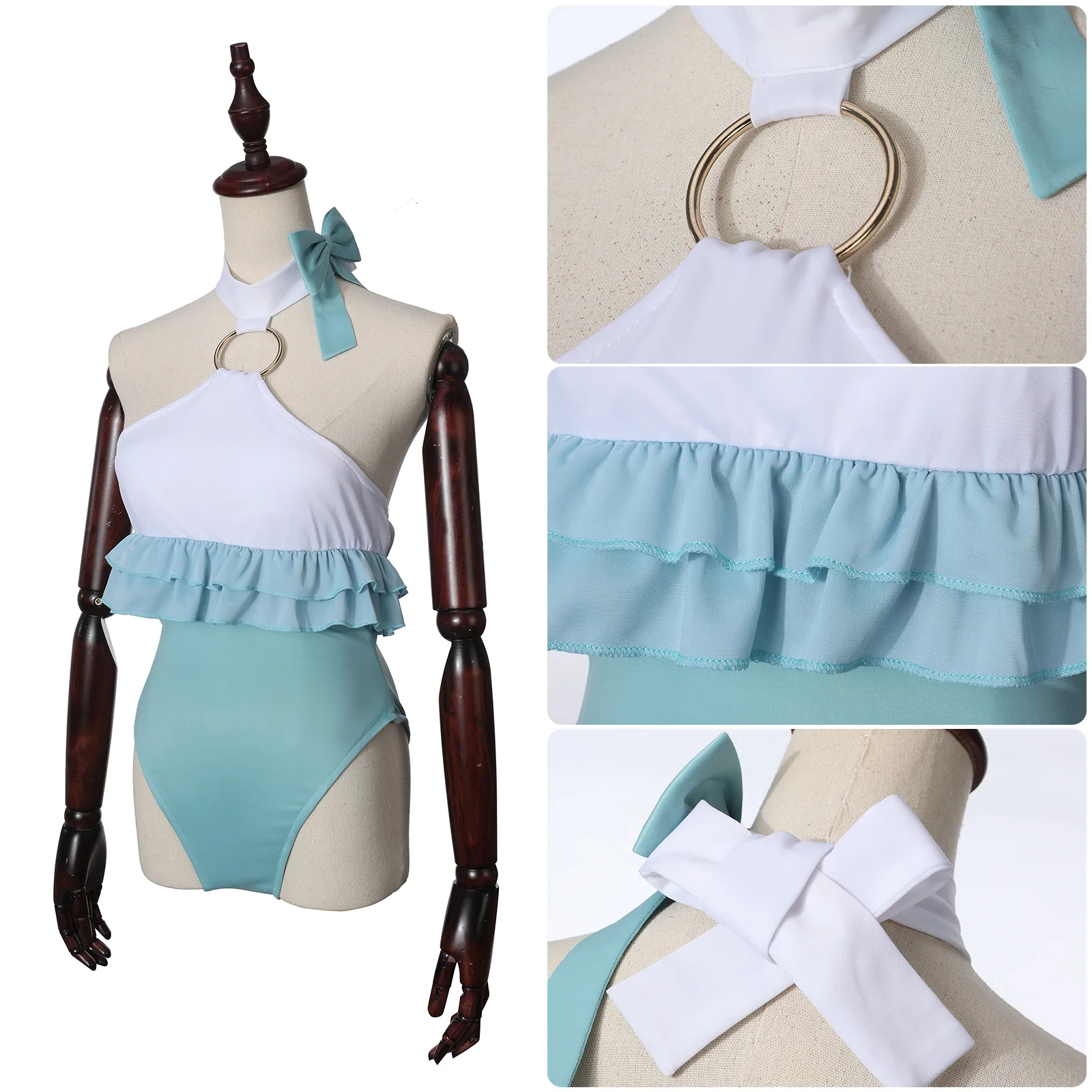 Anime Cosplay Bodysuit - Costume de cosplay Ereshkigal spatiale, tenue