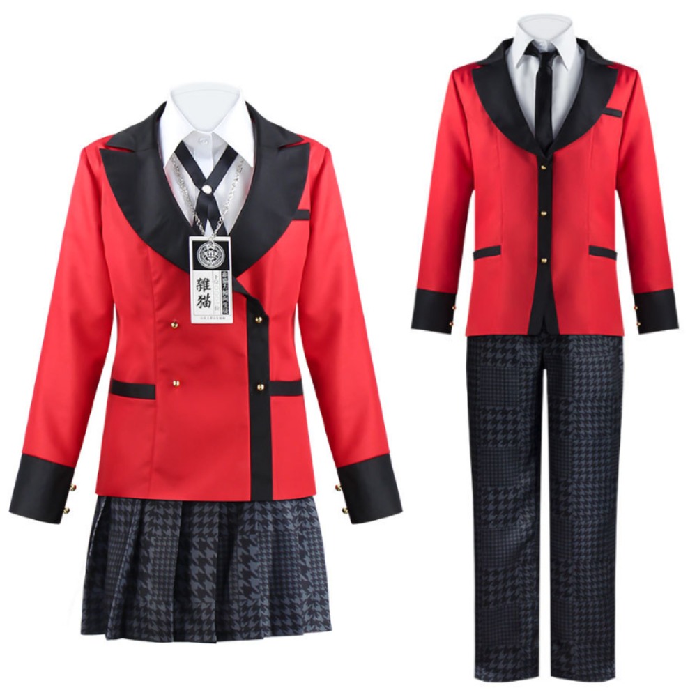 Anime Cosplay Kakegurui - Costume de cosplay de Jabami Yumeko,