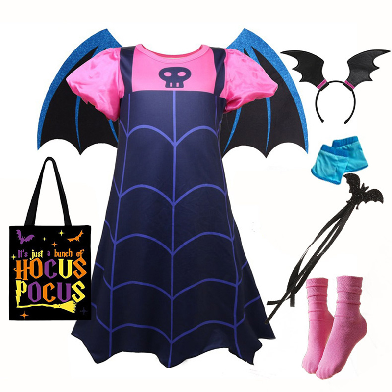Anime Cosplay Toddler - Robe de Vampire avec ailes pour