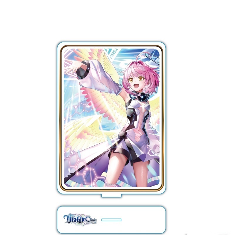 Anime Cosplay Quiz - Porte-clés avec panneau d'affichage en acrylique,