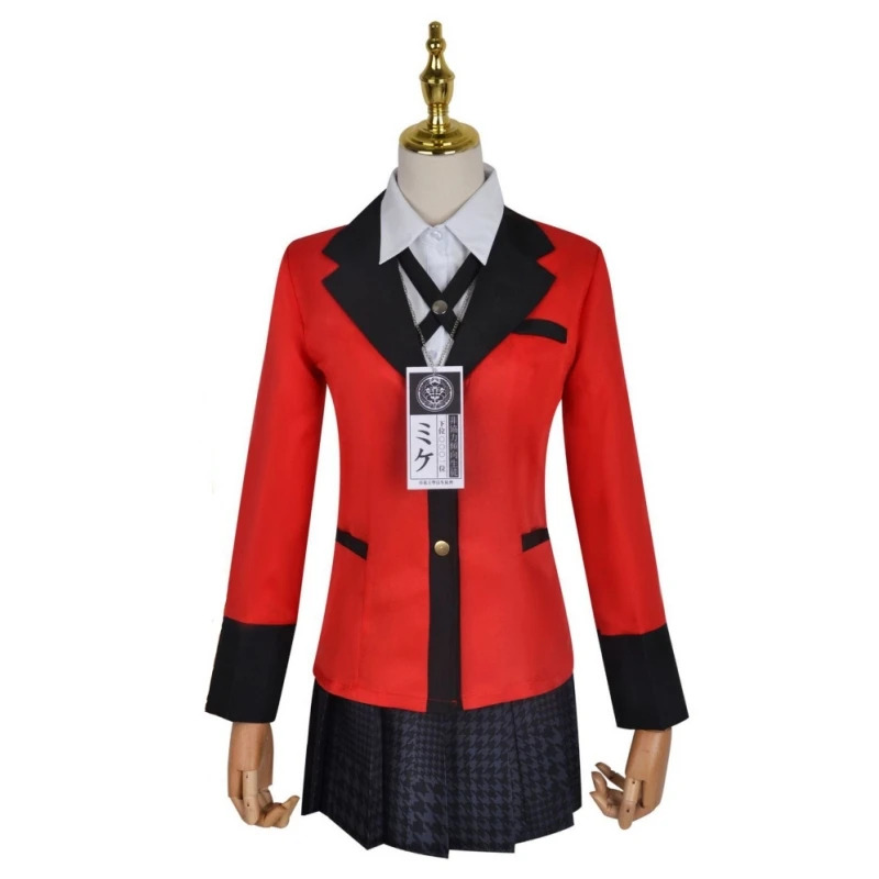 Anime Cosplay Kakegurui - Costume de Cosplay Kakegurui Jabami Yumeko,