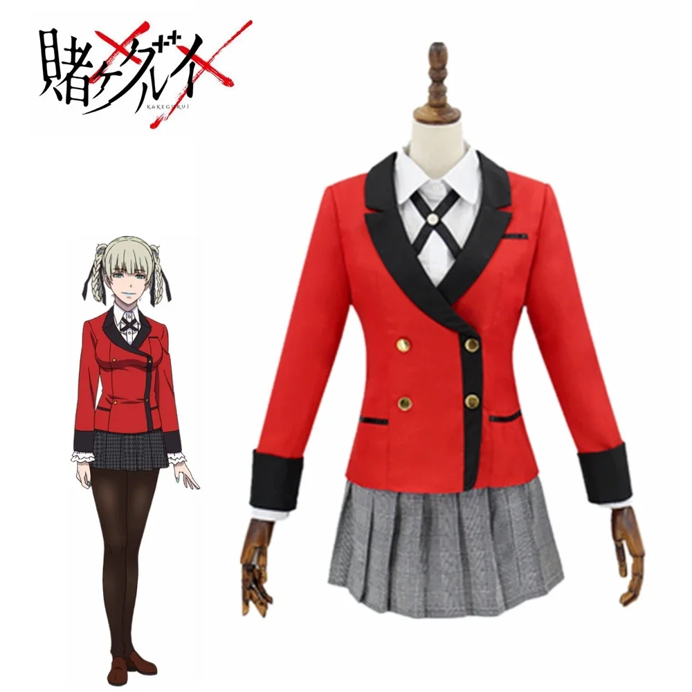 Anime Cosplay Kakegurui - Costume de cosplay Kakegurui pour filles,