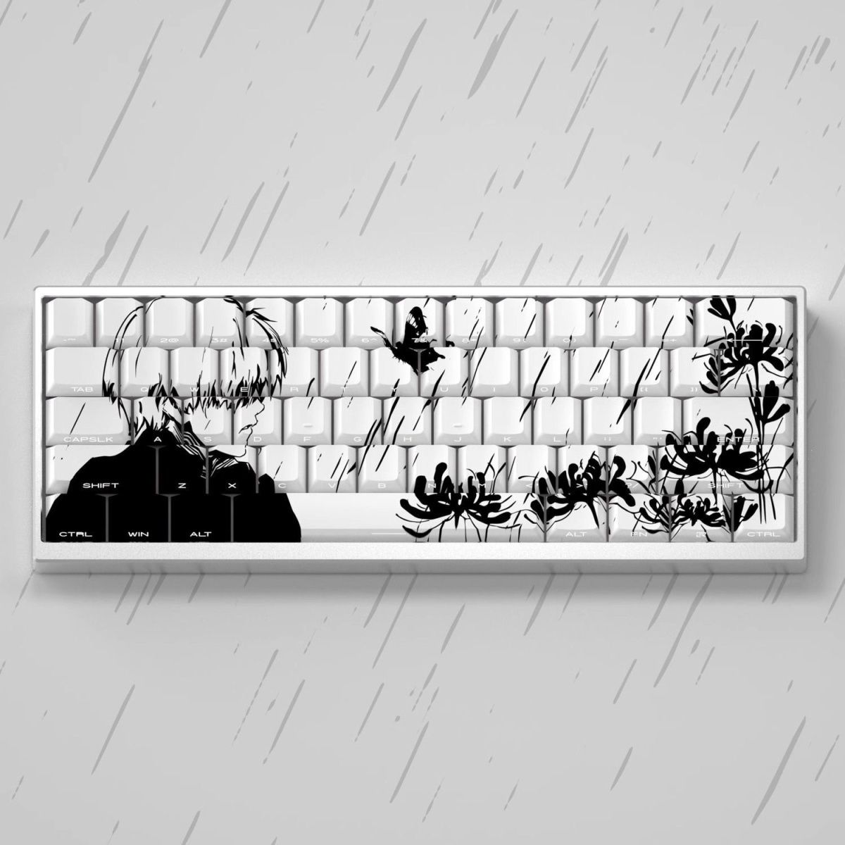 Tokyo Ghoul Mask - Capuchons de touches thème Kaneki Ken,