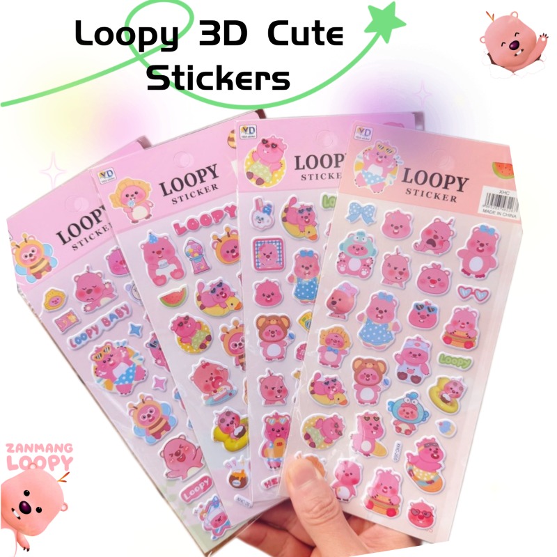 Anime Cosplay Diy - Nouveaux autocollants en mousse 3D Pororo