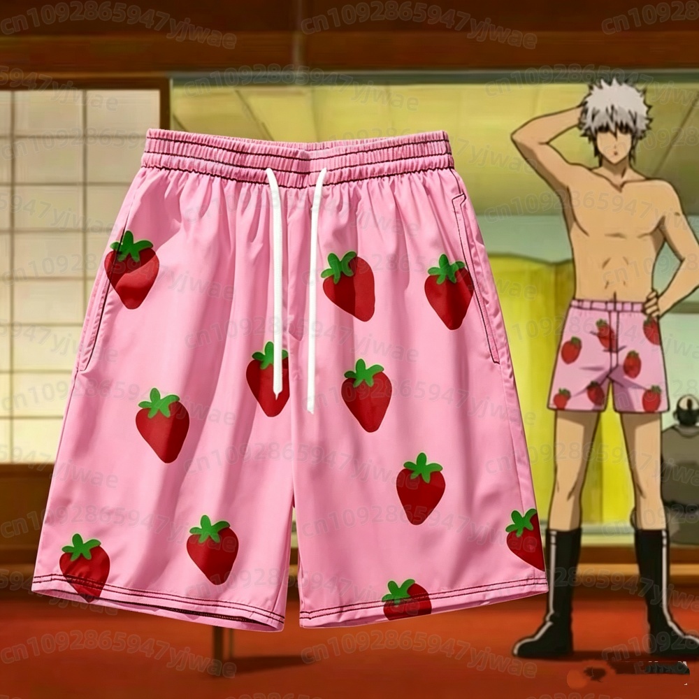 Short rose à motif fraise pour - Anime Cosplay Party avis et prix