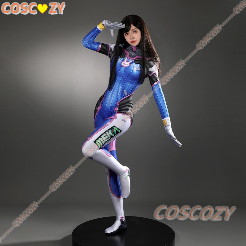 Tenue complète de cosplay D.Va - Anime Cosplay Bodysuit avis et prix