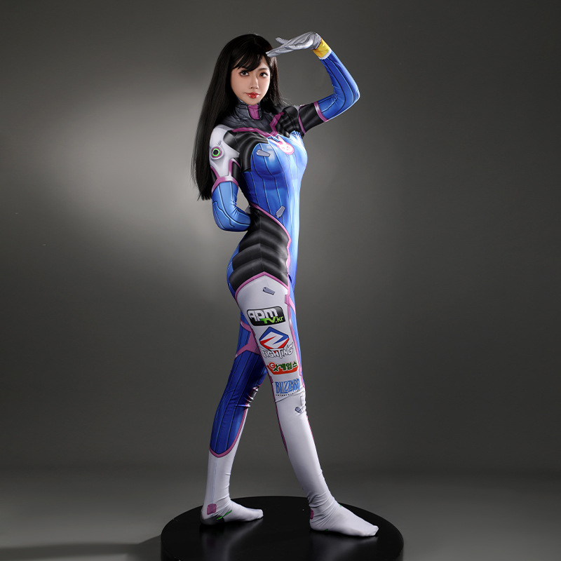 Tenue complète de cosplay D.Va - Anime Cosplay Bodysuit avis et prix