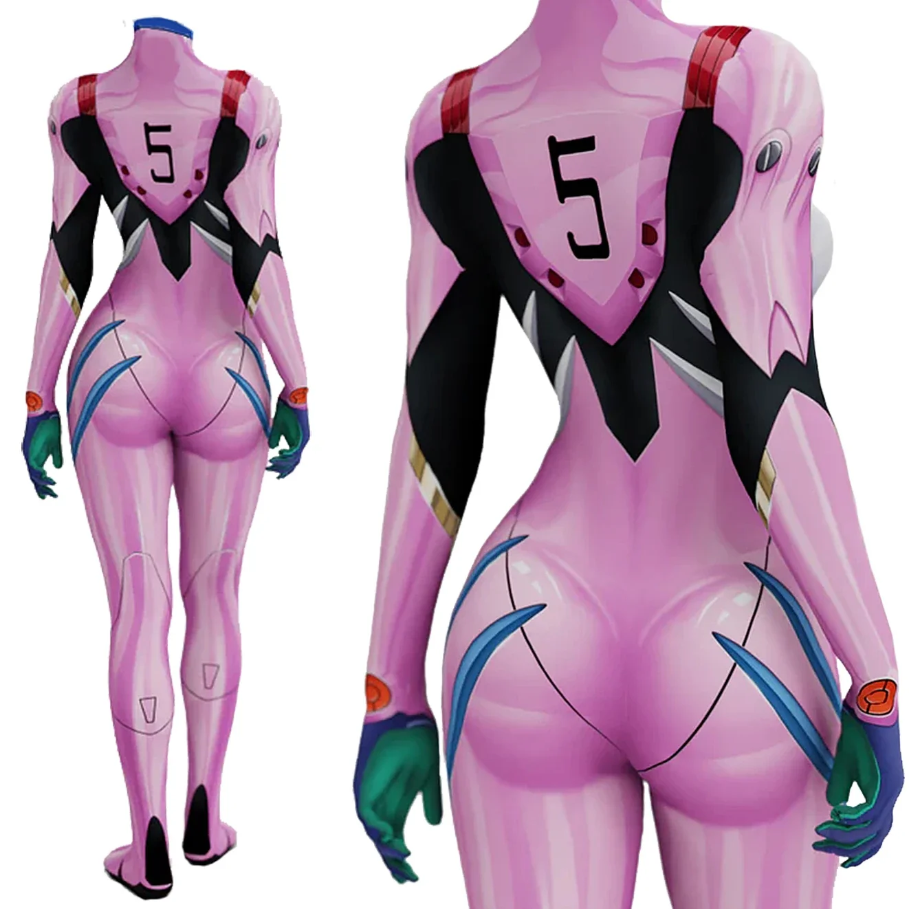 Anime EVA 05 Makinami Cosplay  - Anime Cosplay Bodysuit avis et prix