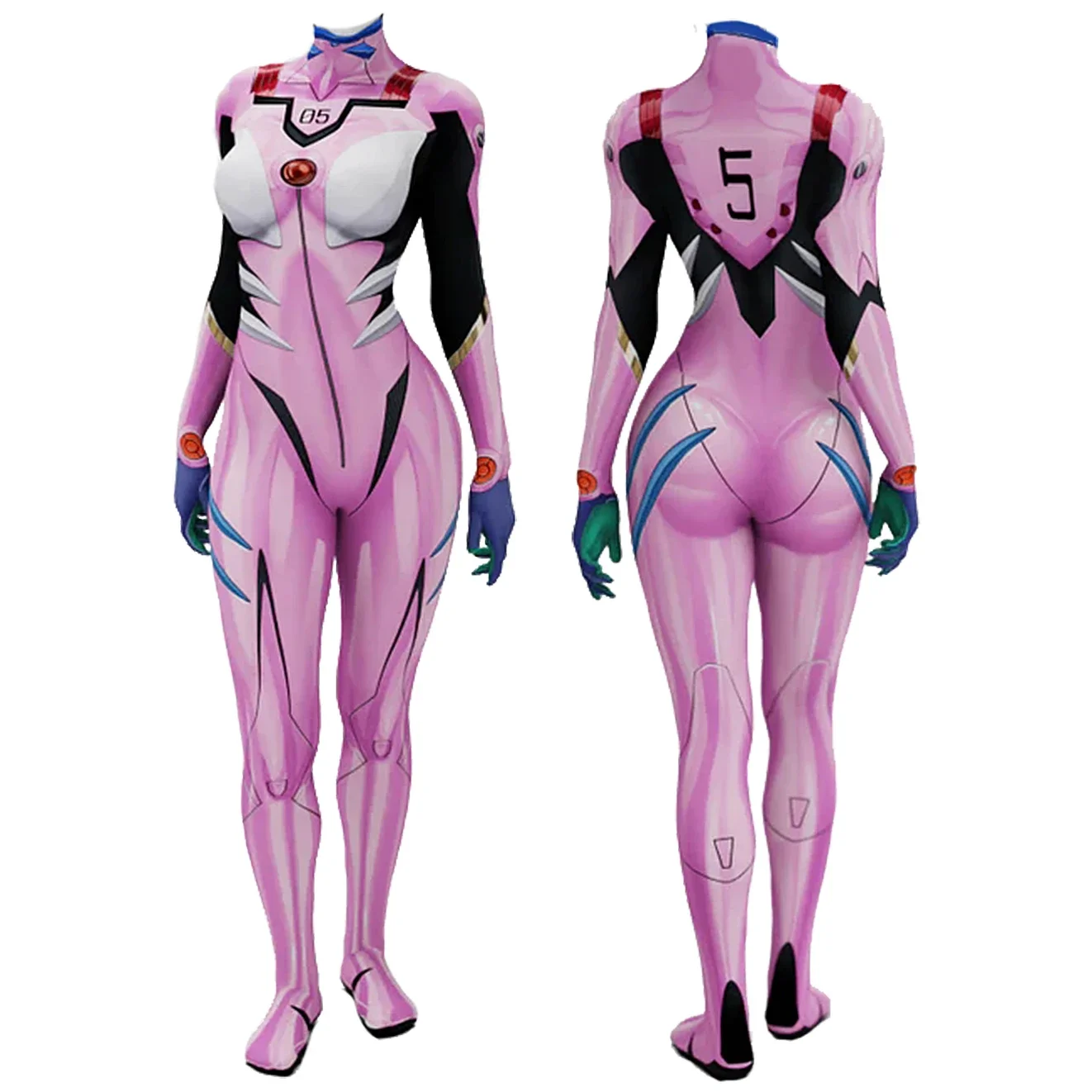 Anime EVA 05 Makinami Cosplay  - Anime Cosplay Bodysuit avis et prix
