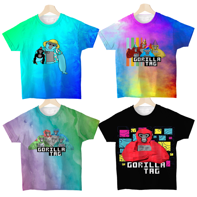 Gorilla Tag enfants T-shirts p - Anime Cosplay Toddler avis et prix