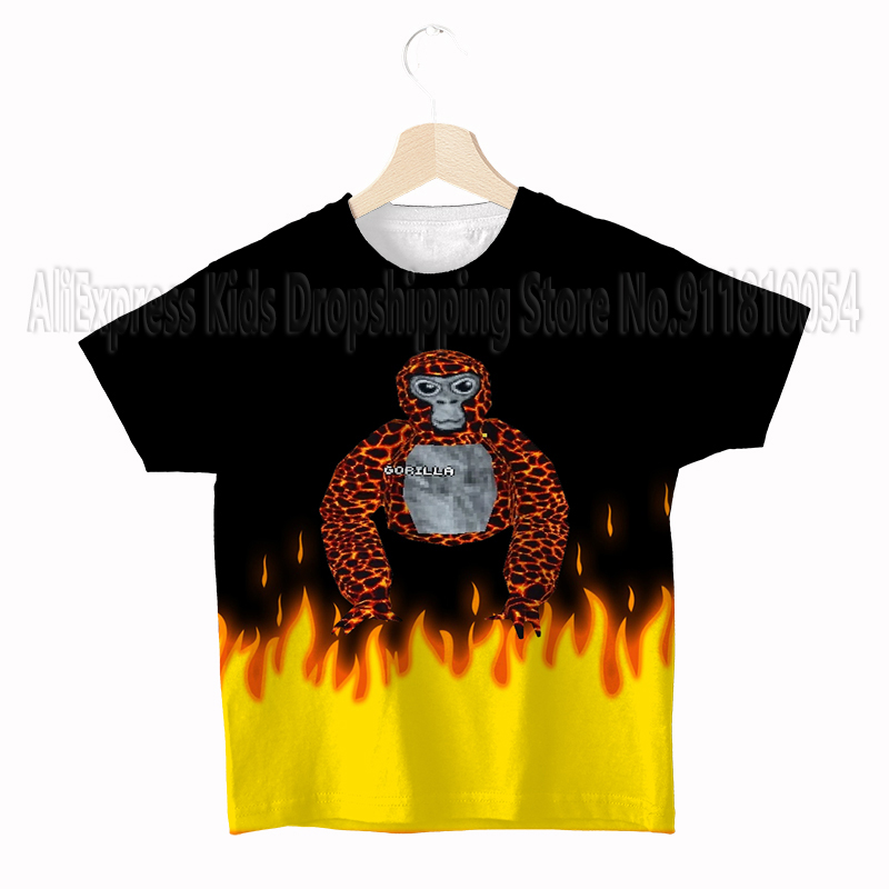 Gorilla Tag enfants T-shirts p - Anime Cosplay Toddler avis et prix