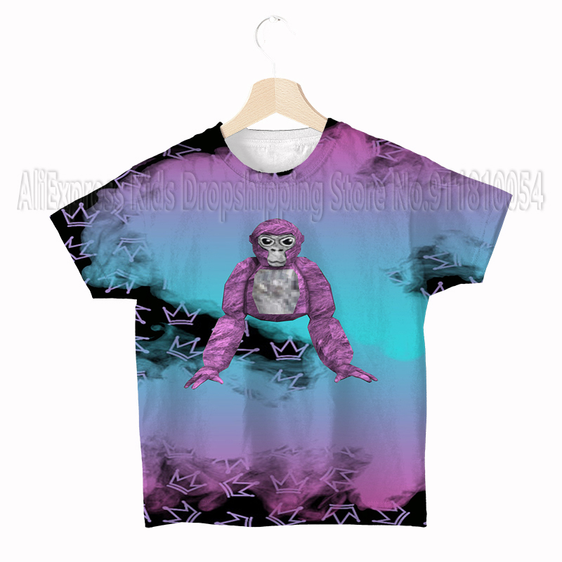 Gorilla Tag enfants T-shirts p - Anime Cosplay Toddler avis et prix