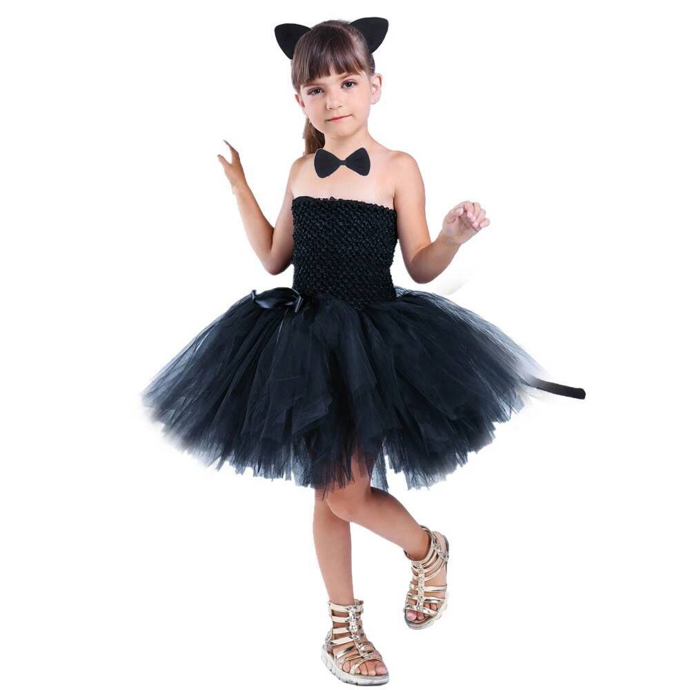 Robe Tutu Chat Noir Adorable p - Anime Cosplay Toddler avis et prix